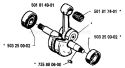 Page E Diagram and Parts List for 281 1988-01 Husqvarna Chainsaw