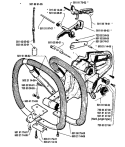 Page L Diagram and Parts List for 281 1990-01 Husqvarna Chainsaw