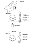 Page D Diagram and Parts List for 281 1990-01 Husqvarna Chainsaw