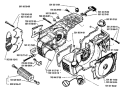 Page C Diagram and Parts List for 281 1991-04 Husqvarna Chainsaw