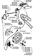 Page E Diagram and Parts List for 281 1991-04 Husqvarna Chainsaw