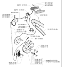 Page H Diagram and Parts List for 281 2001-10 Husqvarna Chainsaw