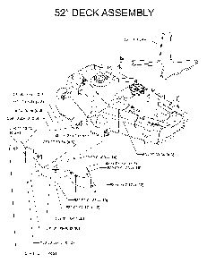 52/132cm Cutting Deck Diagram and Parts List for IZ5224TLKOA (968999332)(2005-12) Husqvarna Lawn Tractor