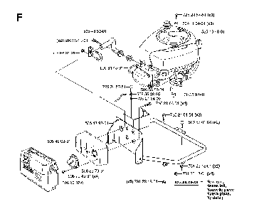 Engine Diagram and Parts List for RIDER13RSPECIAL (953533901)(2006-01) Husqvarna Lawn Tractor