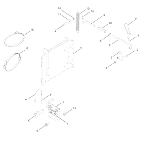 Accessories 3 Diagram and Parts List for LZF5227 (966956701)(2008-06) Husqvarna Lawn Mower