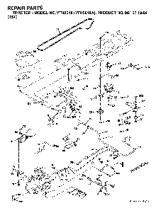 Drive Diagram and Parts List for YTH2548A954571984 2004-06 Husqvarna Lawn Tractor