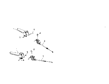 Control lever Diagram and Parts List for ST227P-96193009702  Husqvarna Snow Blower