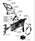 Page C Diagram and Parts List for 298 1986-04 Husqvarna Chainsaw