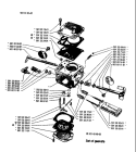 Page B Diagram and Parts List for 298 1987-01 Husqvarna Chainsaw