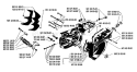 Page E Diagram and Parts List for 298 1987-01 Husqvarna Chainsaw