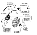 Page Ao Diagram and Parts List for 298 1987-01 Husqvarna Chainsaw