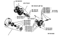 Page J Diagram and Parts List for 298 1987-06 Husqvarna Chainsaw