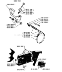Page C Diagram and Parts List for 298 1987-06 Husqvarna Chainsaw