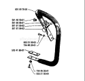 Page F Diagram and Parts List for 298 1987-06 Husqvarna Chainsaw