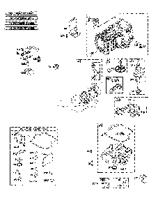Cylinder/crankshaft/gasket set Diagram and Parts List for 917243820  Husqvarna Lawn Tractor