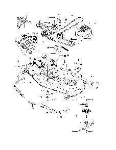 Mower deck/cutting deck Diagram and Parts List for Z254-967324101-00  Husqvarna Lawn Mower