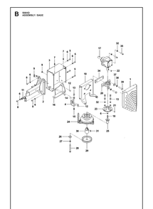 Drive 2 Diagram and Parts List for 599888101 2020-08 Husqvarna Lawn Tractor Accessories