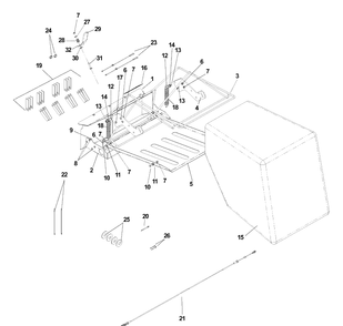 Kit Contents Diagram and Parts List for BG22 (539106667)(2002-08) Husqvarna Lawn Tractor Accessories