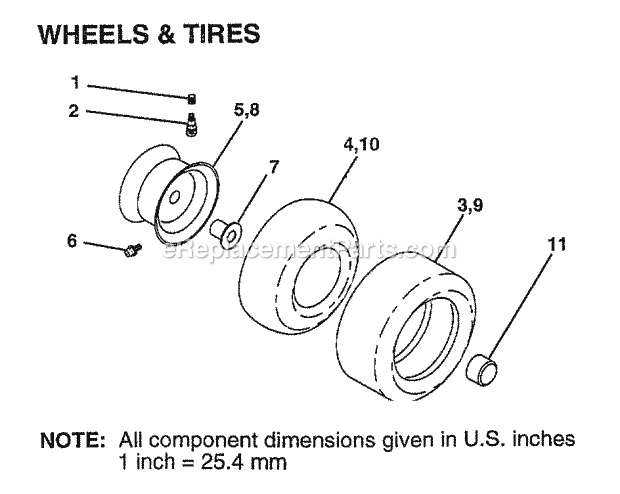 Steering Assembly Diagram and Parts List for WE185H42C 1997 Husqvarna Lawn Tractor