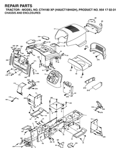 Part Location Diagram of 532184340 Husqvarna Bracket