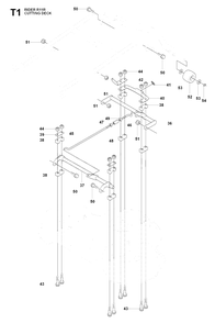 Part Location Diagram of 544379101 Husqvarna Bracket