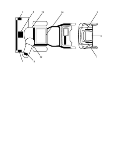 Decals Diagram and Parts List for 5524ST 2009-08 Husqvarna Snow Blower