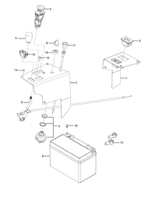 Part Location Diagram of 589500701 Husqvarna Bracket