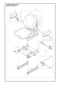 Part Location Diagram of 578913801 Husqvarna Frame