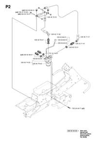 Part Location Diagram of 535427402 Husqvarna Filterblock Assy