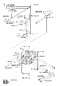 Transmission Diagram and Parts List for RIDERPRO18AWD (965095001)(2007-03) Husqvarna Lawn Tractor