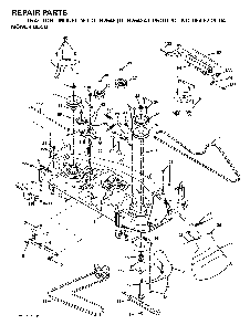 Mower Deck / Cutting Deck Diagram and Parts List for GTH2548A (954572004)(2004-05) Husqvarna Lawn Tractor