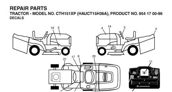 Part Location Diagram of 532187954 Husqvarna 
