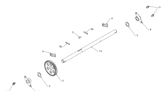 Drive Diagram and Parts List for 5524ST 2010-04 Husqvarna Snow Blower