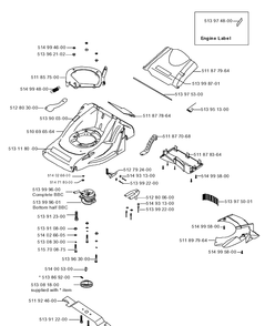 Part Location Diagram of 514994800 Husqvarna Spring