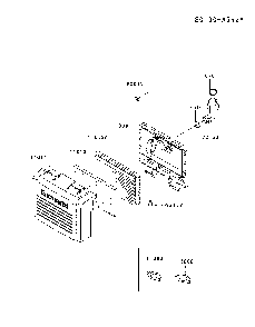 Air filter/muffler Diagram and Parts List for YTH1542XP-96013000101  Husqvarna Lawn Tractor