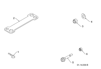 Accessories 1 Diagram and Parts List for 5524ST (96191001612)(2012-08) Husqvarna Snow Blower