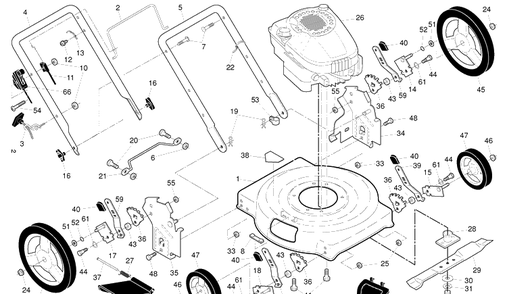 Part Location Diagram of 532420611 Husqvarna Throttle
