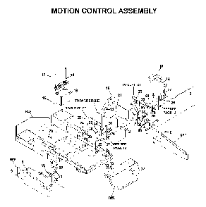 Handle And Controls Diagram and Parts List for CZ4818BIA (968999276)(2004-09) Husqvarna Lawn Tractor