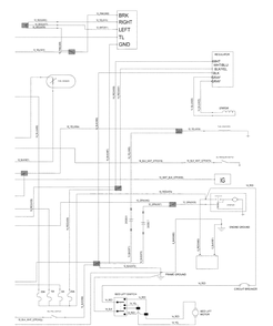 Wiring - Gasoline Vehicles Diagram and Parts List for HUV4420G 2006-11 Husqvarna Lawn Tractor