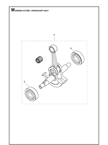 Part Location Diagram of 596197601 Husqvarna Crankshaft kit