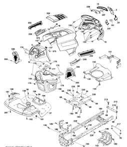 Part Location Diagram of 532439773 Husqvarna Fender