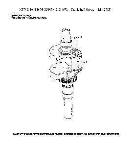 Crankshaft Diagram and Parts List for 96043028100  Husqvarna Lawn Tractor