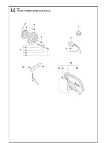 Heated Handles /Heated Carb Manual Diagram and Parts List for 372 2011-05 Husqvarna Chainsaw