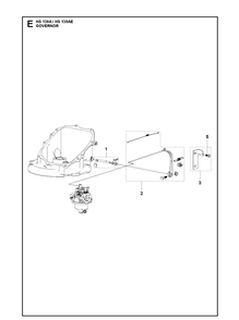 Part Location Diagram of 531147248 Husqvarna Throttle assembly