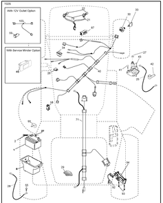 Electrical Diagram and Parts List for LTH18538 (917289600)(2010-05) Husqvarna Lawn Mower
