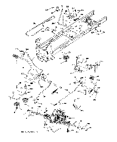 Drive Diagram and Parts List for 917240443  Husqvarna Lawn Tractor