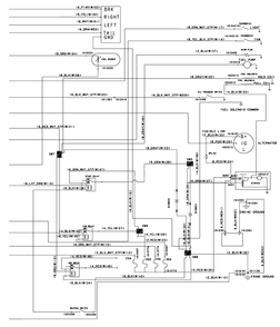 Wiring -Diesel Vehicle, Single Piece Image 2 Diagram and Parts List for HUV4421GXP 2009 Husqvarna Lawn Tractor