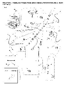 Electrical Diagram and Parts List for YTH200TWIN (96041006400)(2007-10) Husqvarna Lawn Tractor