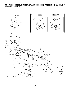 Steering Diagram and Parts List for 2348LS (96043004400)(2008-01) Husqvarna Lawn Tractor