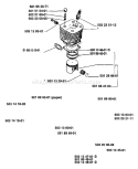 Page J Diagram and Parts List for 3120 1988-05 Husqvarna Chainsaw